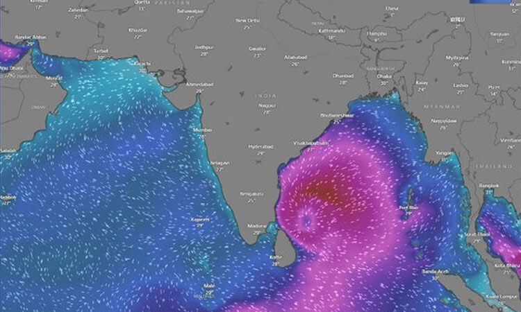 வங்கக் கடலில் உருவானது புயல்தென் மேற்கு வங்கக்... ... புயல் நாளை கரை கடக்கிறது.. பொதுமக்கள் வெளியே செல்ல வேண்டாம்